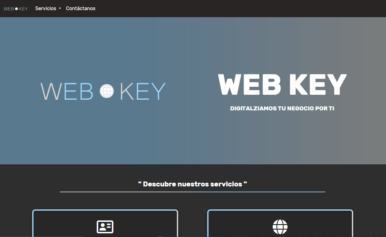 Imagen de la Web de Web Key
